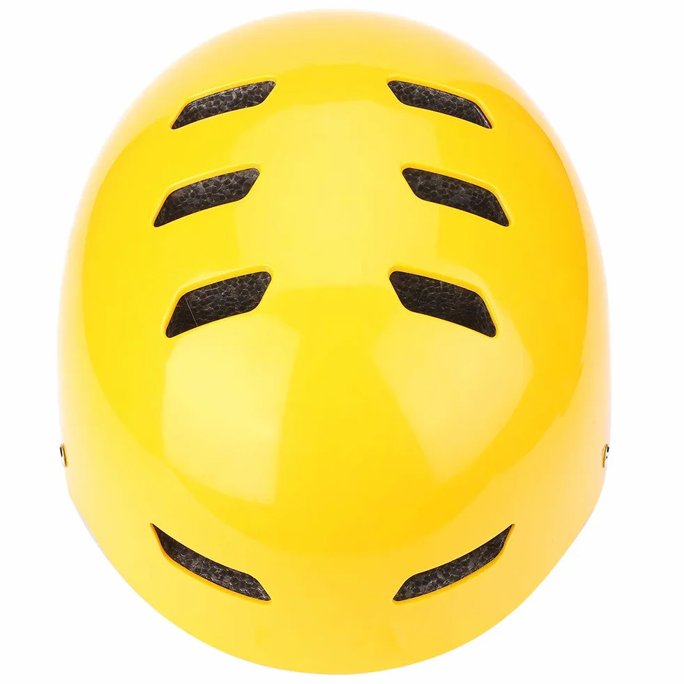SOONHUA Sport All'aria Aperta Casco di Sicurezza Alpinismo Arrampicata su Roccia Guadare Speleologia Caschi Protettivi (Giallo)