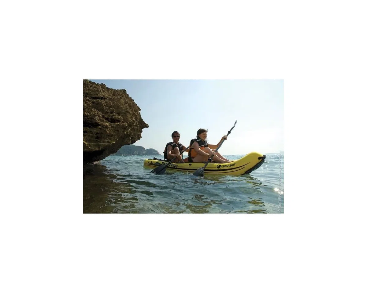 Sevylor Reef 300 Kayak Mare Gonfiabile, Sit on Top, 2 Posti, 296 x 84 cm