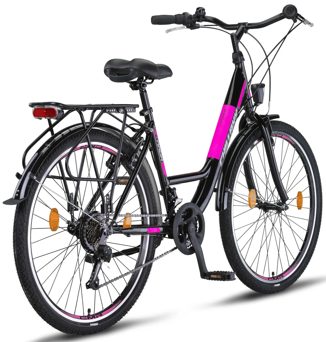 Chillaxx Bike Strada Premium City Bike da 26 e 28 pollici, bicicletta per ragazze, ragazzi, uomini e donne, cambio a 21 marce, bicicletta olandese