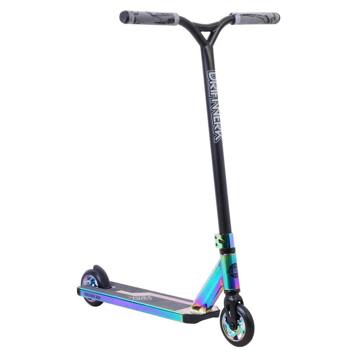 Driftwerk Stunt Scooter Freestyle Monopattino bambini DS2+ Neochrome rainbow