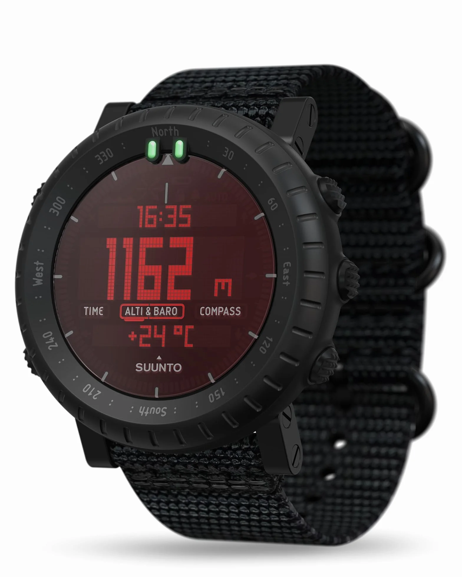 Suunto Core Alpha Stealth Orologio outdoor con altimetro, barometro e bussola