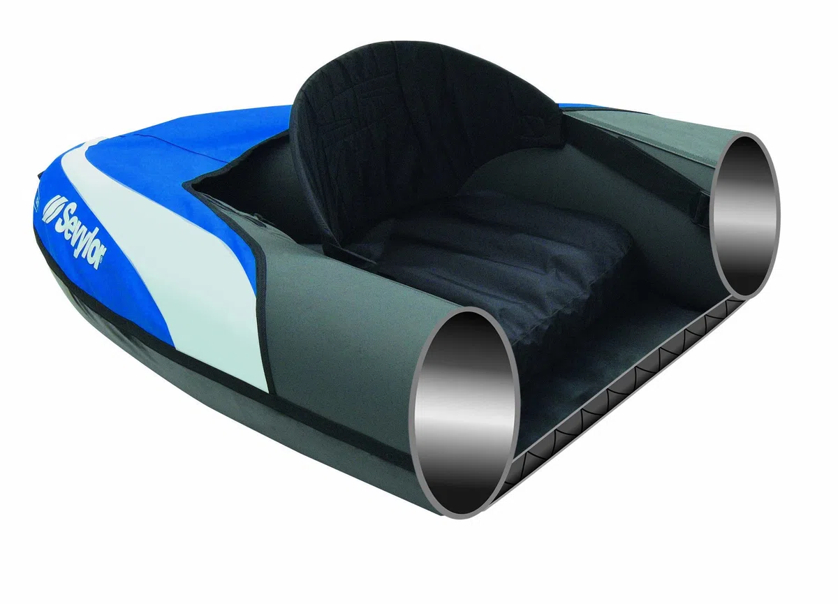 Sevylor Kayak Gonfiabile Hudson, Canoa Canadese 2+1 Persone, Kayak da Mare, 374 x 89 cm