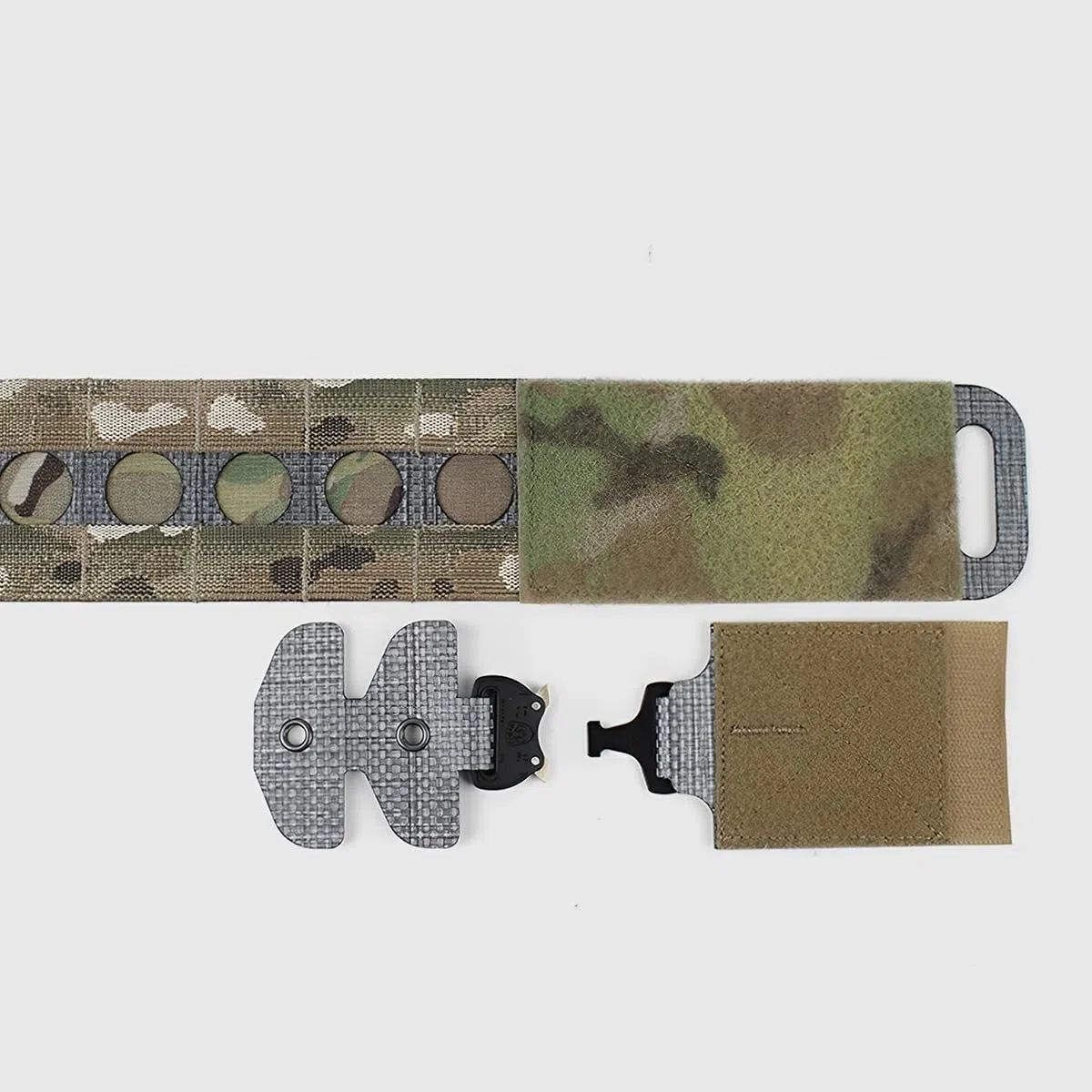 Kit di fibbie tattiche in lega di alluminio resistente per piastra PC V5 Accessori a sgancio rapido per gilet Hoop&Loop Panel