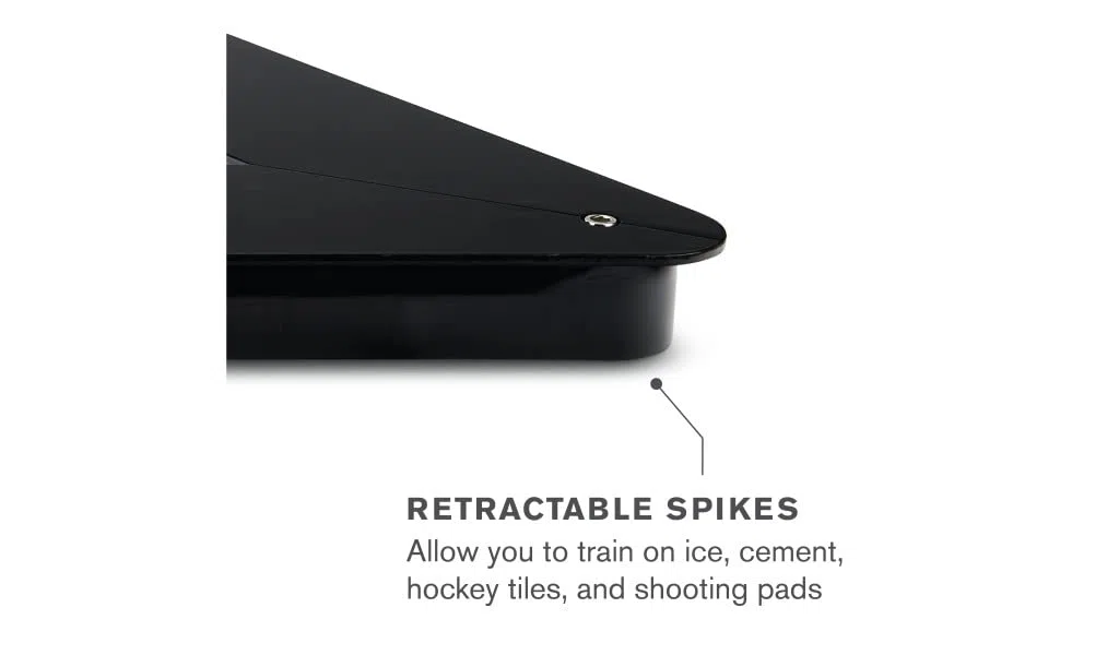 SKLZ Triangolo di Passaggio per Hockey,Struttura in Acciaio Pesante,Migliora Tiri e Passaggi,56 cm per Lato,Adatto per Allenamenti su Ghiaccio,Cemento,Piastrelle,e Pannelli di Tiro - Nero