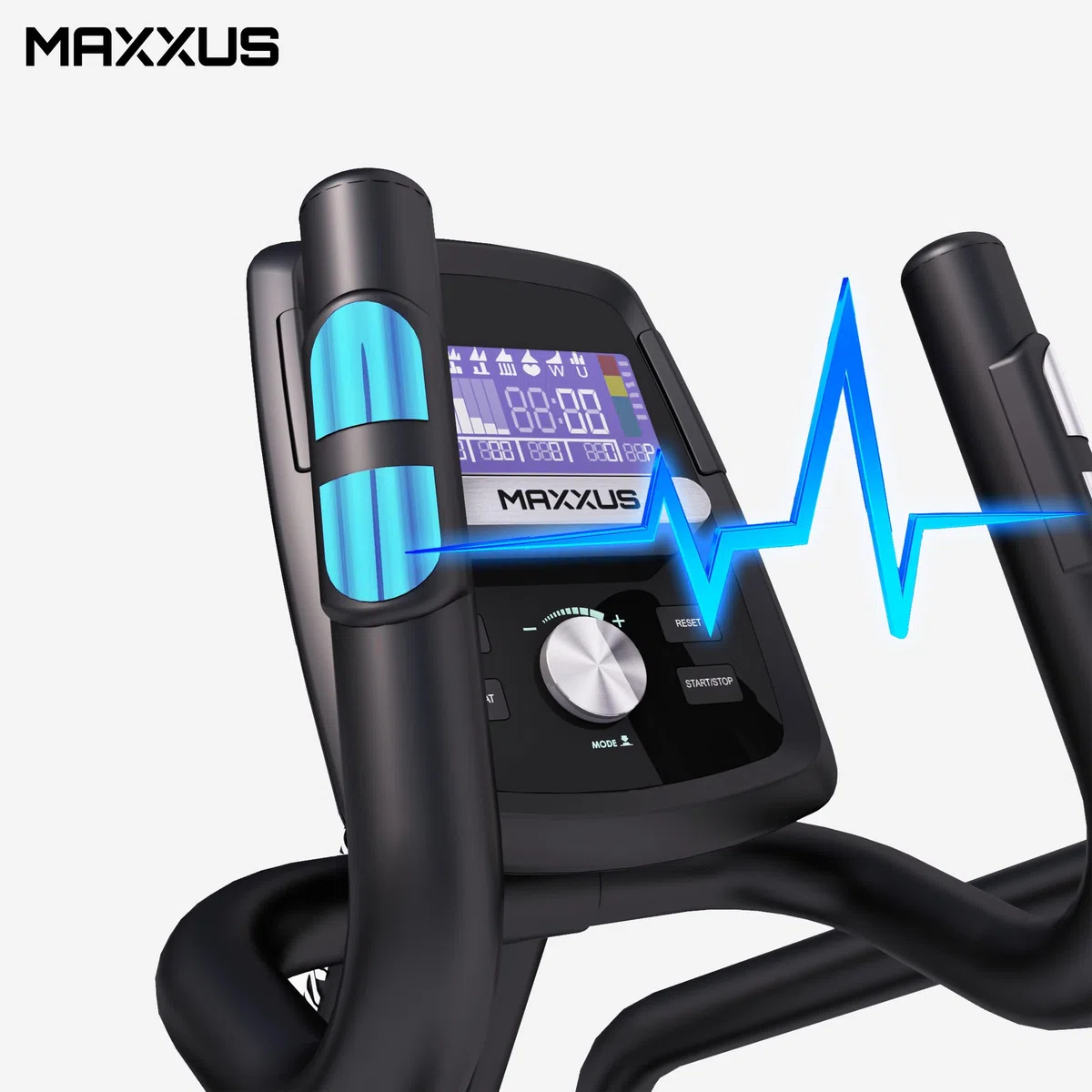 Maxxus CX4.3f Cyclette Ellittica Professionale Ergonomica, Nero
