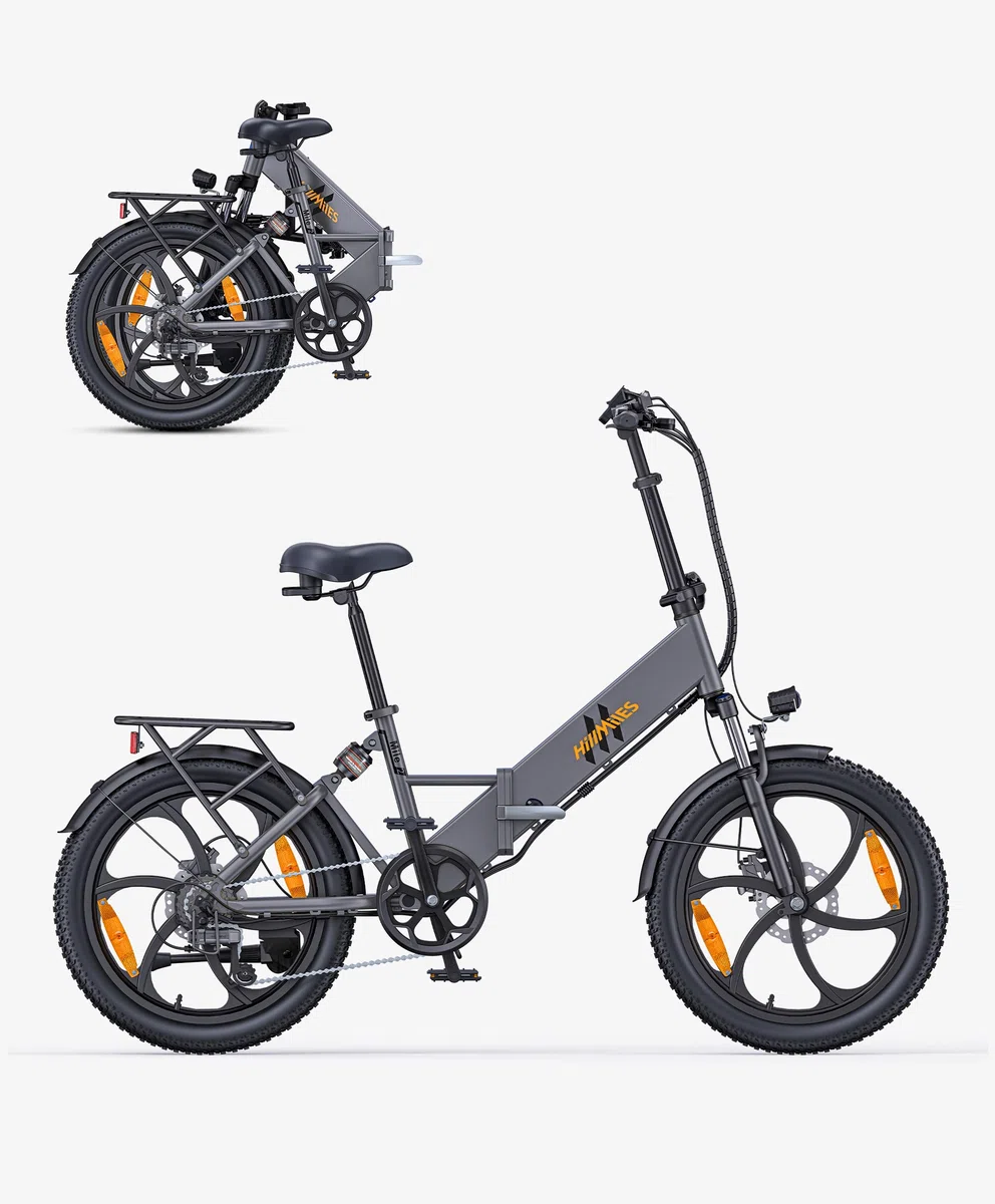 Bicicletta elettrica pieghevole per adulti Mile 2 250W, dotata di batteria rimovibile da 36V 13Ah, velocità massima di 25 chilometri all'ora, autonomia di 100 chilometri