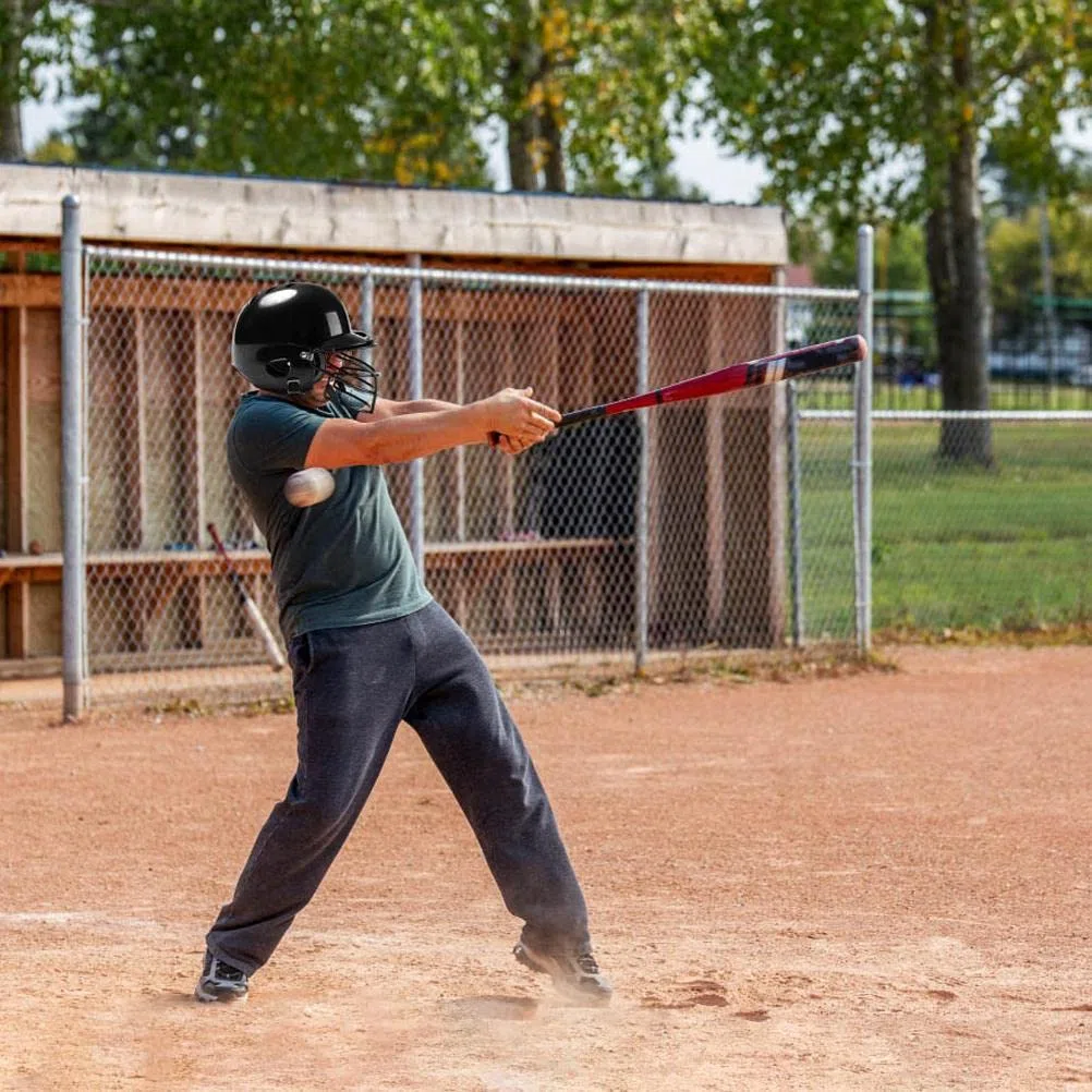 Srliya Casco da Baseball e Softball con Calotta in ABS Ad Alto Impatto con Copertura per il Viso per Adolescenti e Adulti Schiuma per Assorbimento degli Impatti a Doppia densità
