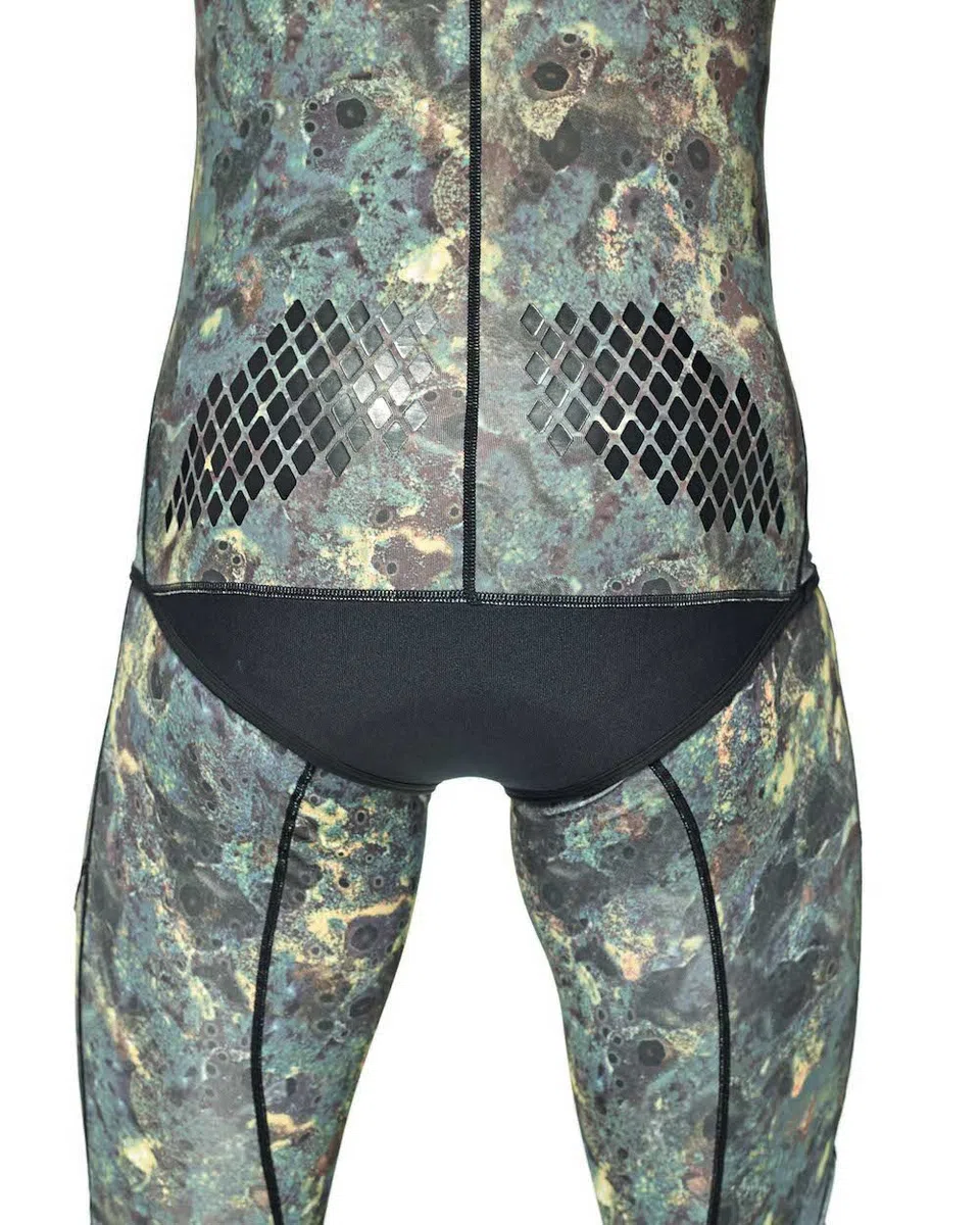 Seac Piraña, Copri Muta Mimetico in Lycra, Due Pezzi Camo
