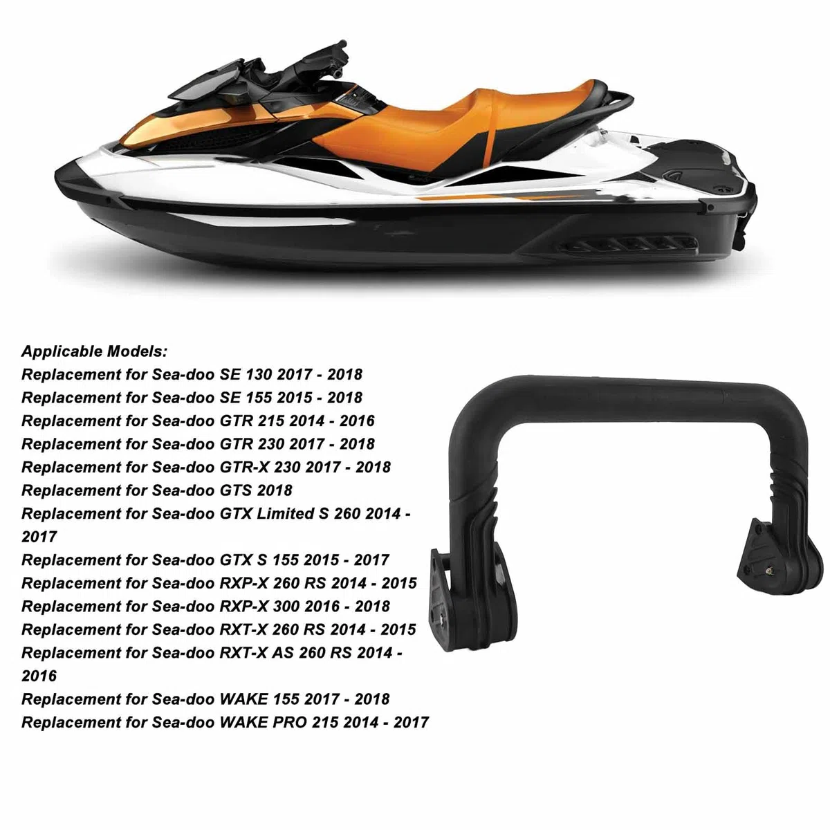 Scaletta D'imbarco Sea Doo Retrattile Caricata a Molla Gradino GTR X GTS RXP X RXT X WAKE PRO Accessorio Marino di Facile Accesso