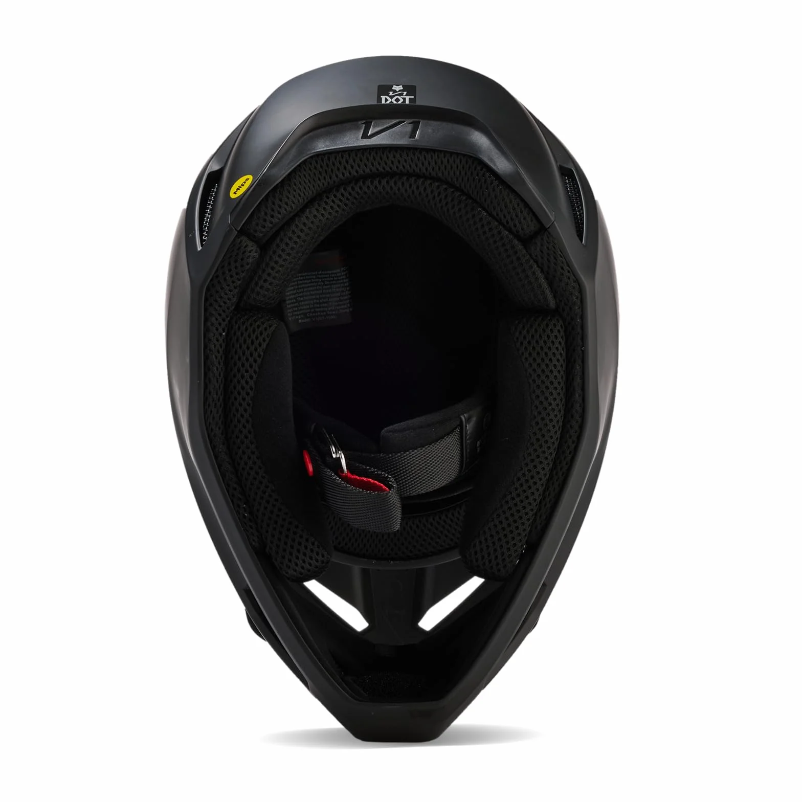 Fox Racing Fox V1 SOLID - Casco unisex per adulti, colore: Nero opaco S