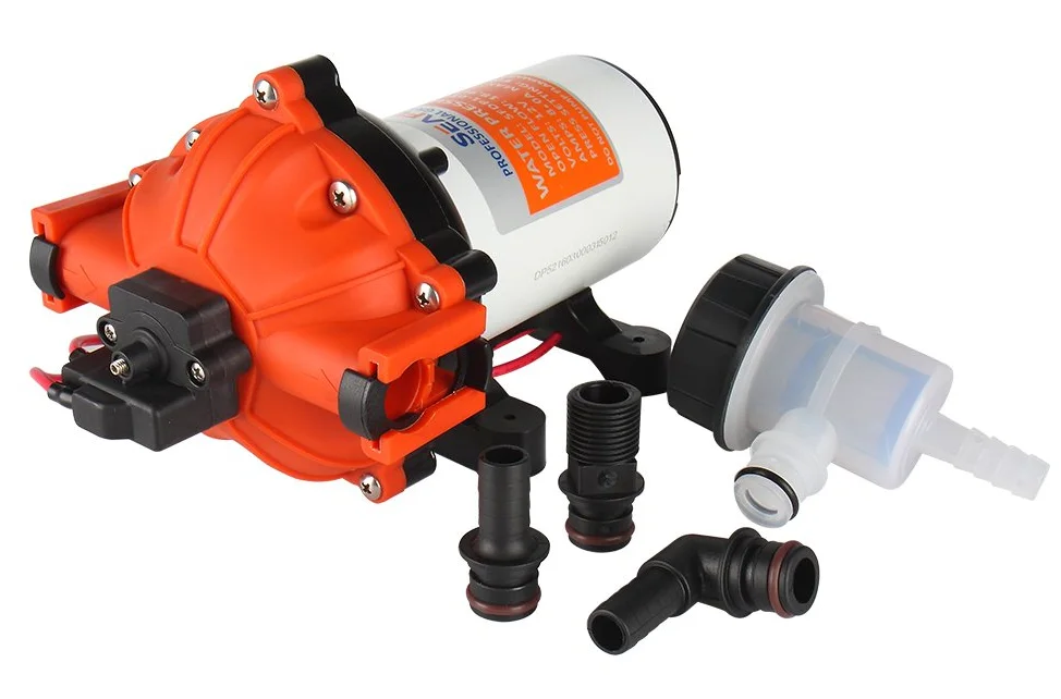 Seaflo Pompa ad acqua ad alta pressione 12 Volt 18.9 L/min 5.0 GPM 60 PSI Con Interruttore Automatico per Marine RV Barca Automotive