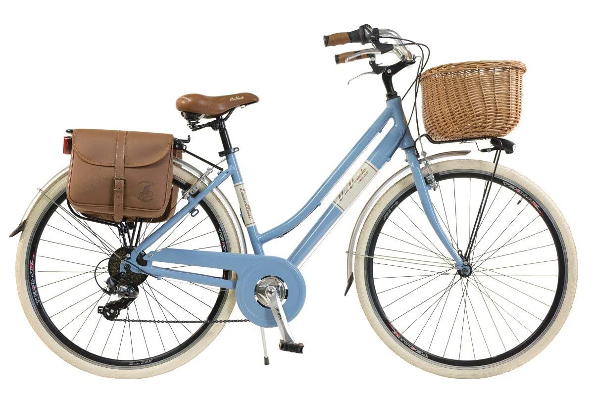 Via Veneto by Canellini Bicicletta citybike city vintage retrò alluminio donna verde oliva