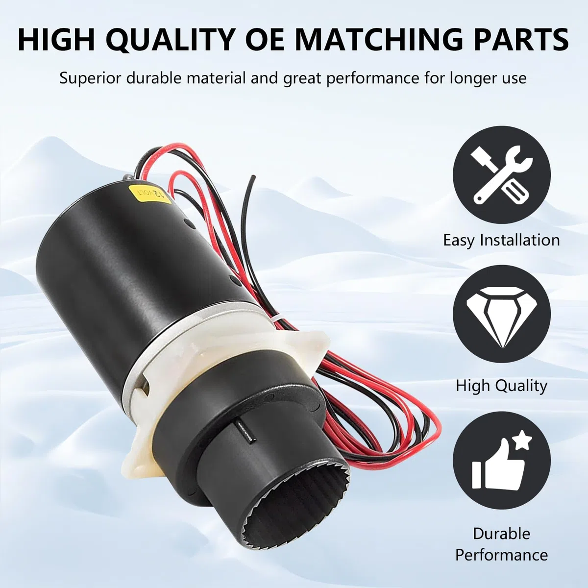 37072-0092 Kit Di Sottoassemblaggio Motore Maceratore Pompa Wc Marina, Kit Di Montaggio Per Pompa Per Wc Marino Con Scarico Silenzioso, Per 37045 37245 37055 37255 37075 37275 12v