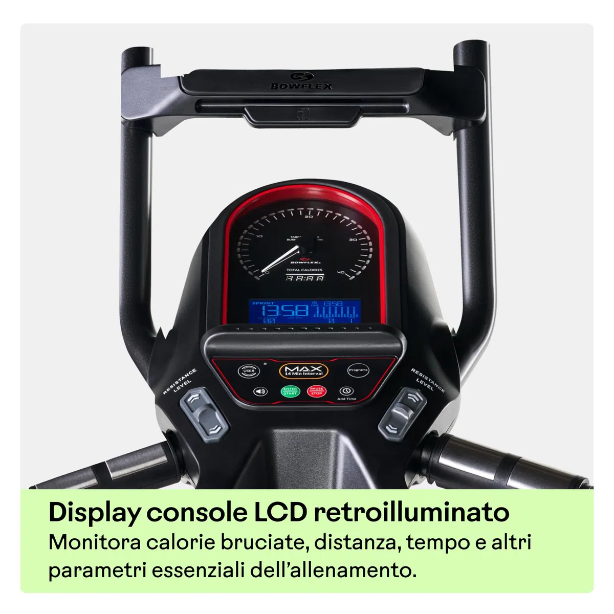 Bowflex Max Trainer M6 – Ellittica Compatta Professionale Silenziosa per Casa – Allenamento HIIT Total Body in 15 Minuti