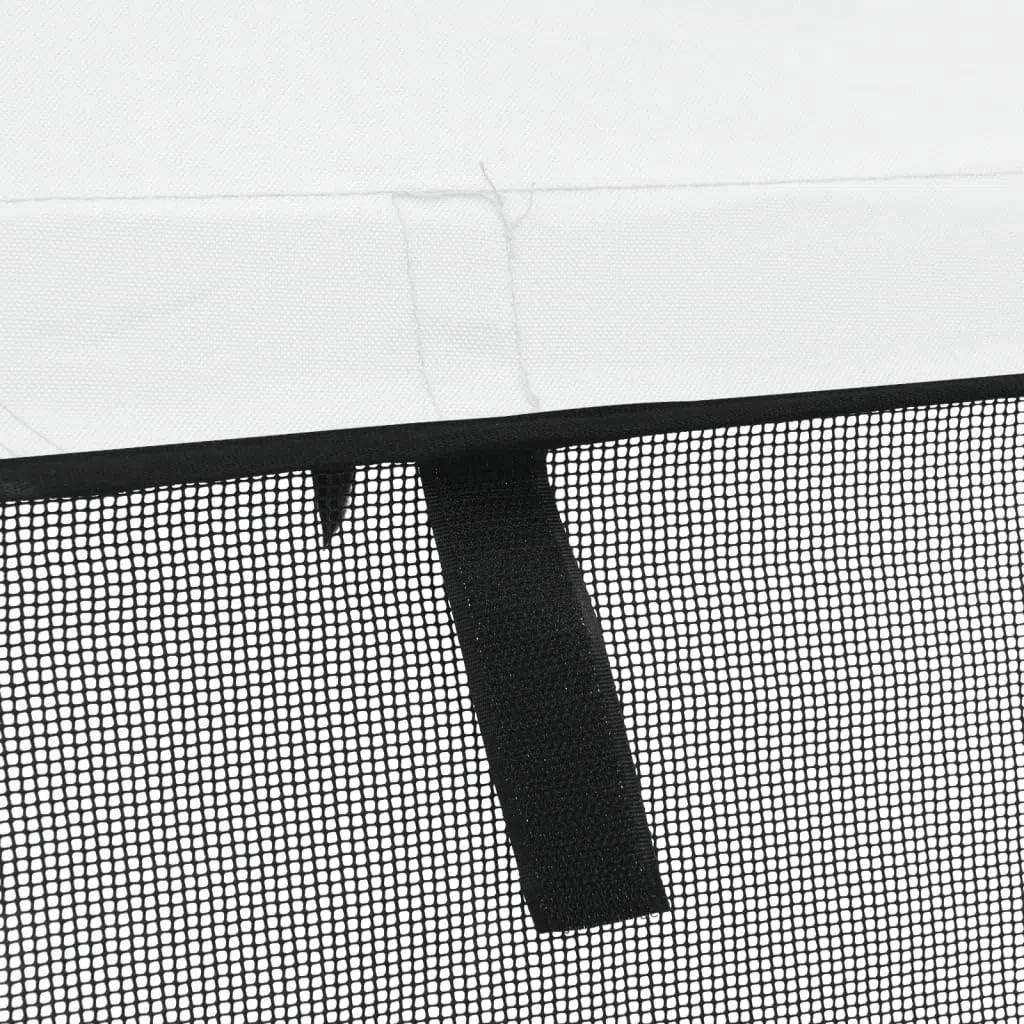 vidaXL Bimini di Prua Pareti Laterali Rete 3 Archi 183x(154-167) x137cm, bimini per imbarcazione, tendalino per barca, copertura per imbarcazione