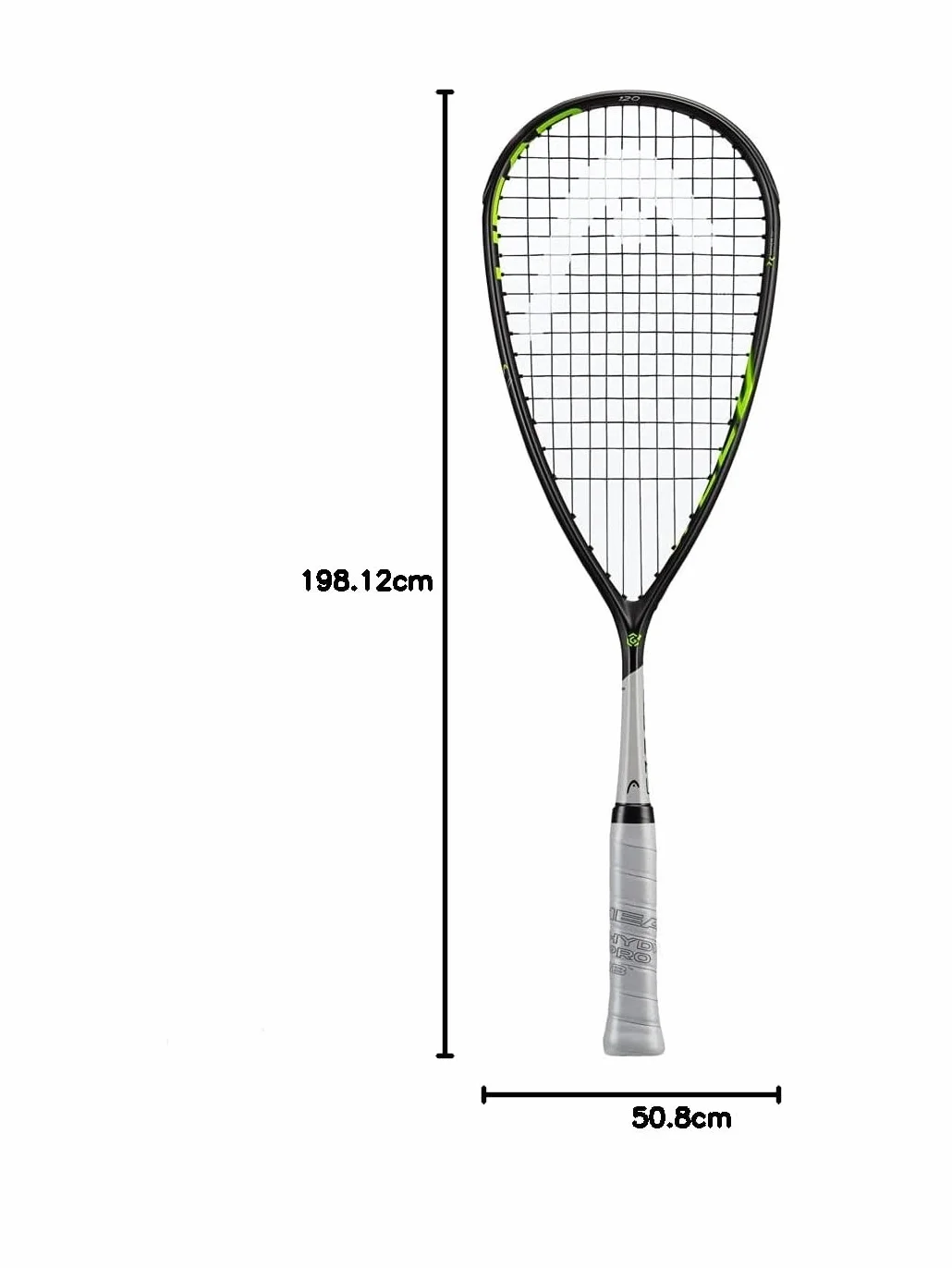 HEAD Graphene 360+ Radical - Racchetta da squash serie 2020, con corde