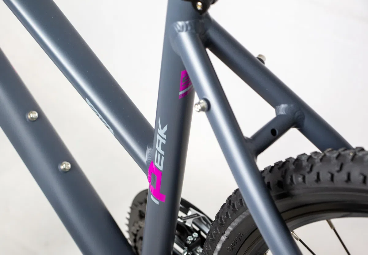 HEAD Women's I-Peak 1.0 Joy Cross Bike, grigio opaco/rosa, 50