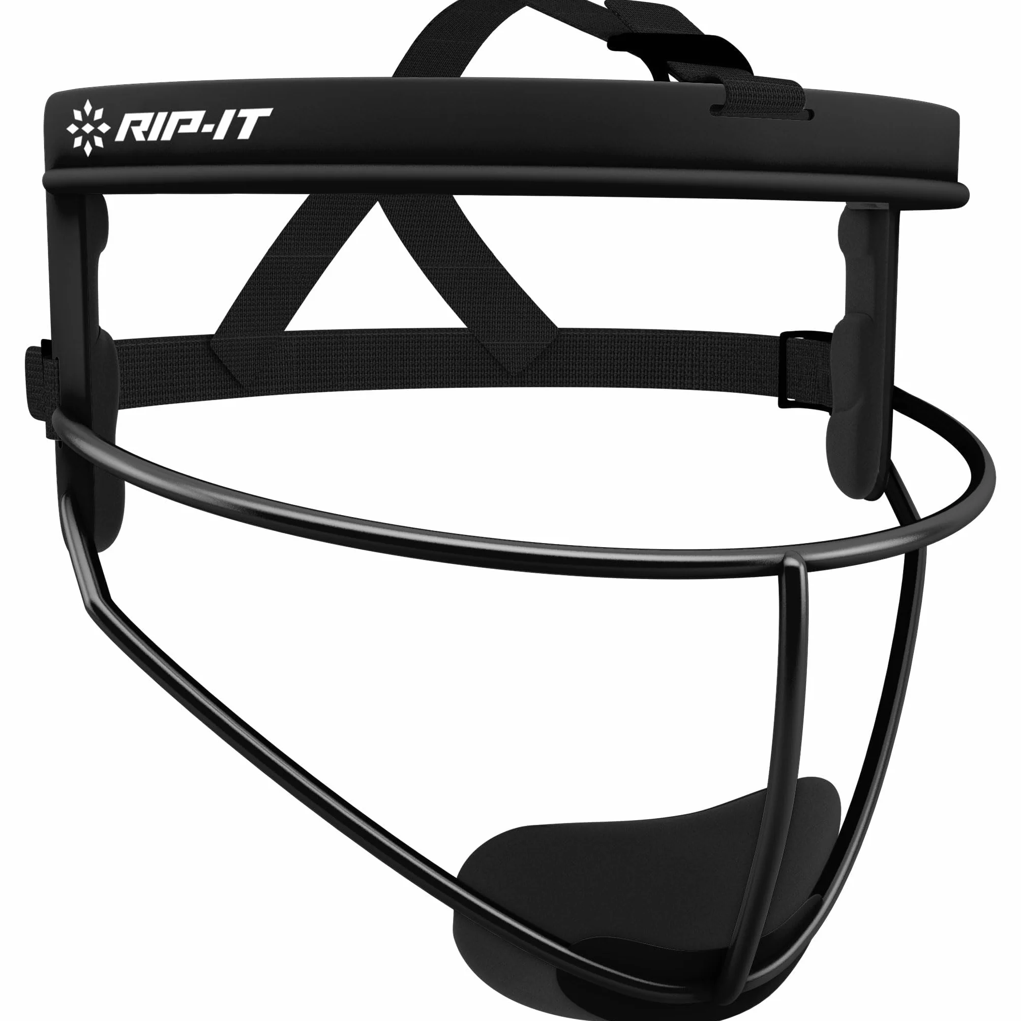 RIP-IT Defense Softball Fielder's Mask, Taglio Leggero e Sicuro per la Massima Protezione e Comfort, Non ostacola la Vista, Adatto per Code di Cavallo