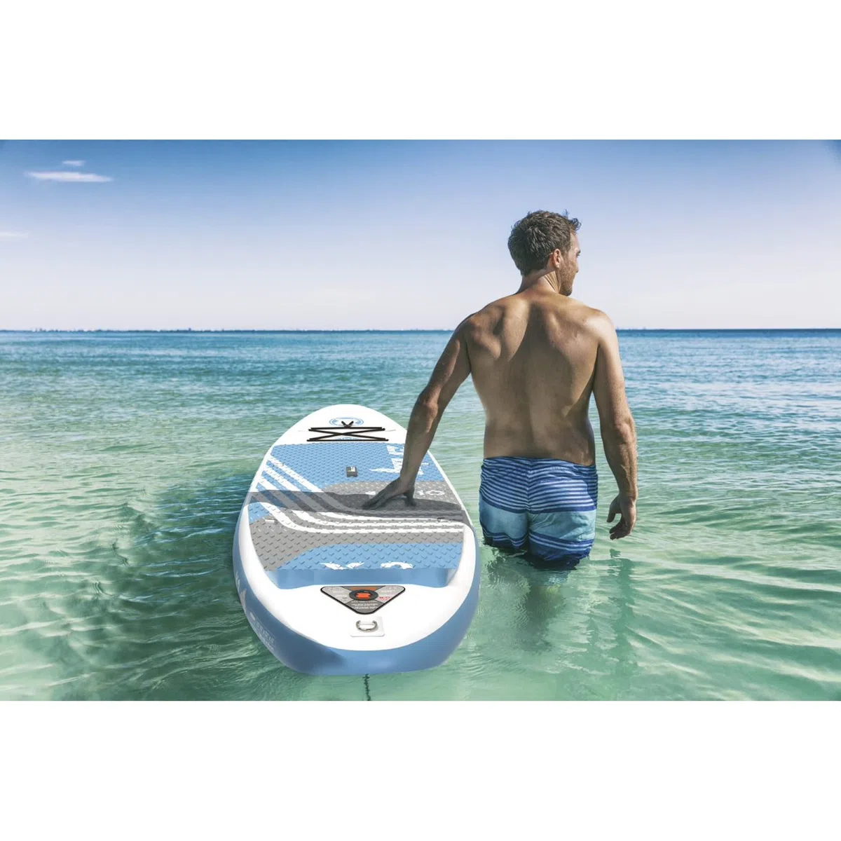 Zray X-Rider X1 - Kit per SUP gonfiabile, per sport all'aria aperta, con tecnologia Agile Light, blu/bianco