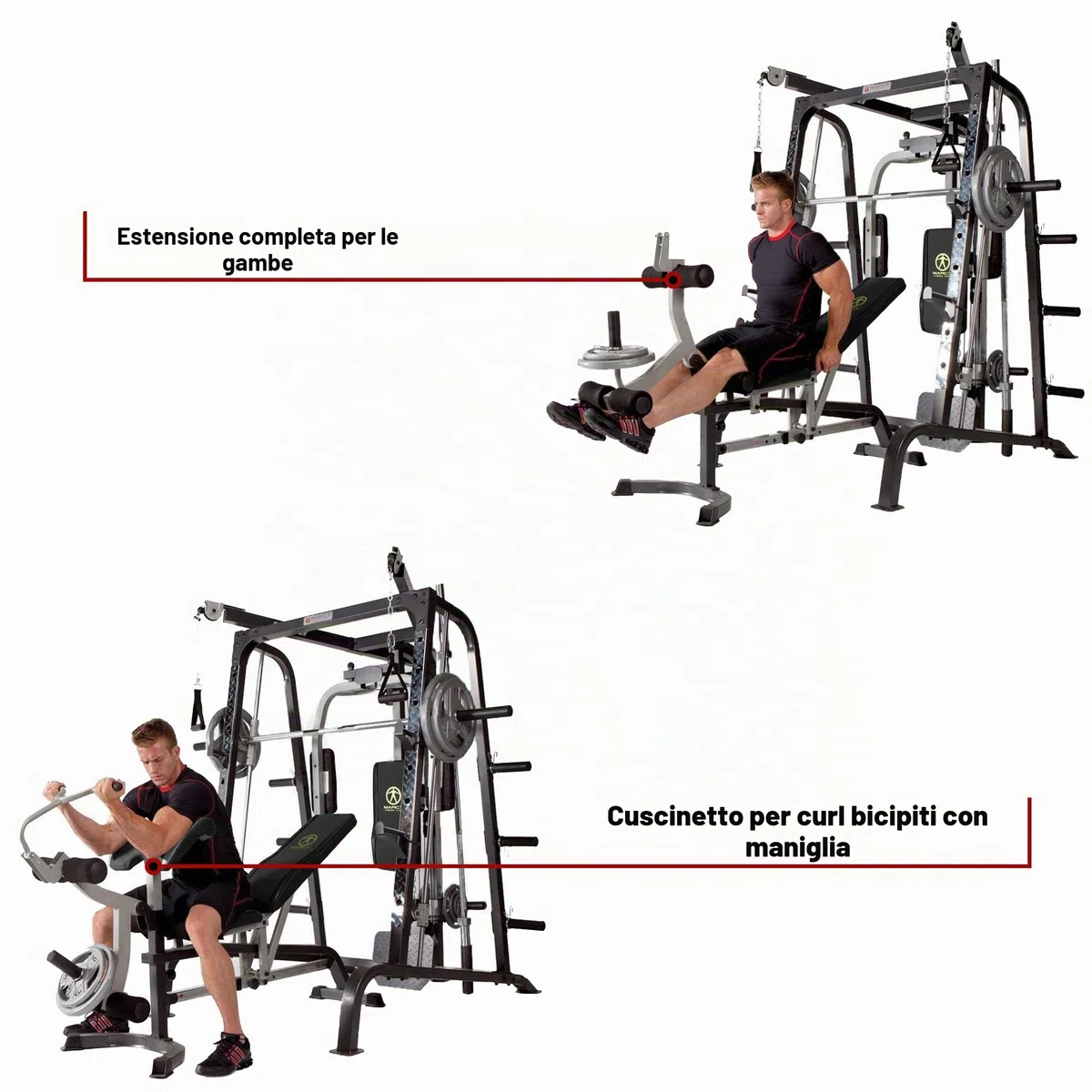 Marcy - Smith Machine MD-9010G, Panca Ginnica con Sollevamento Pesi ad Uso Domestico