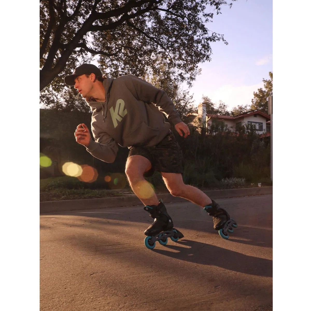 K2 Trio LT 100 Boa Inline Skate 2024 Black/Green