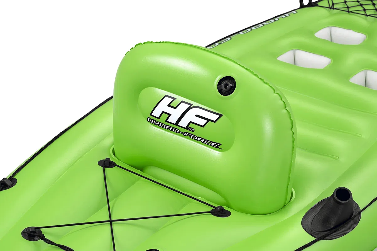 Bestway Koracle - Kayak gonfiabile Hydro-Force, set completo per la pesca, con pompa a mano, pagaia e borsa portaoggetti, capacità per 1 persona, diversi stili