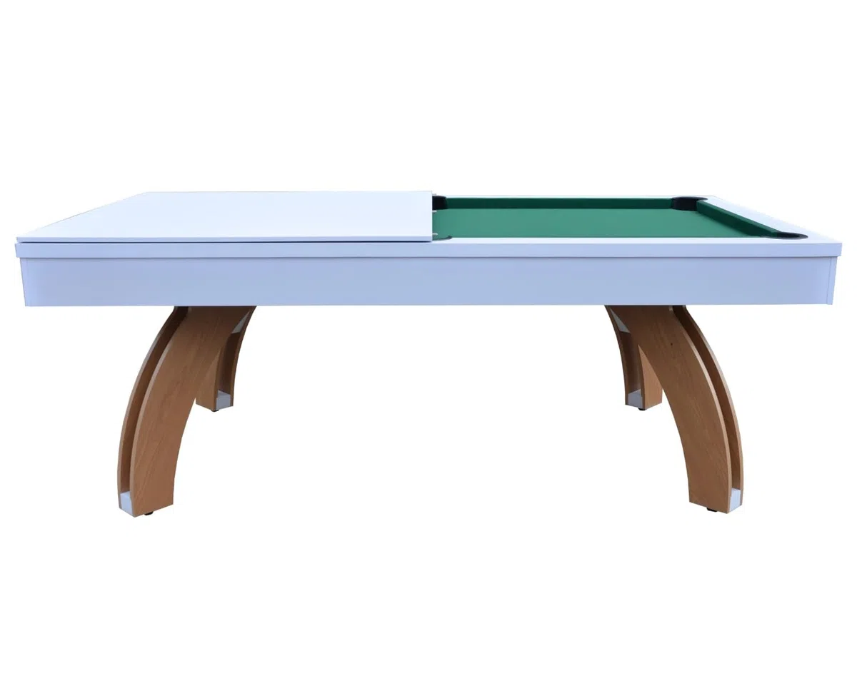 NGBiliardi Tavolo da Biliardo Sirio Bi-Color (214 cm) con Accessori Completi