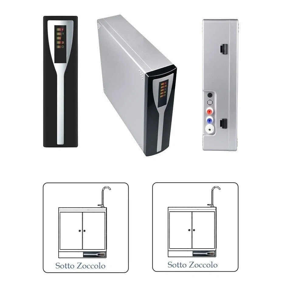 DEPURATORE ACQUA PURIFICATORE OSMOSI INVERSA FLUSSO DIRETTO SOTTO ZOCCOLO RO PAD