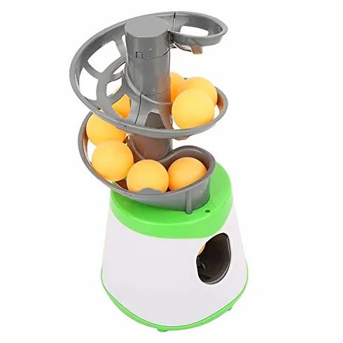 Robot Allenatore di Ping Pong, Lanciatore Automatico di Palline da Ping Pong Portatile In Abs con 10 Palline da Ping Pong, Attrezzatura Pratica da Ping Pong per Principianti Che Praticano Il Ping Pong