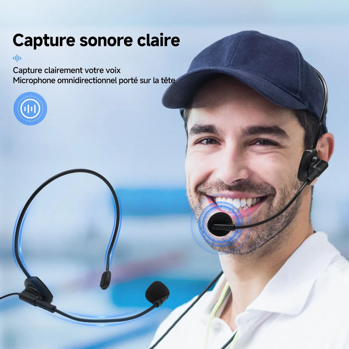 Retekess TT120 Comunicatore Subacqueo, Cuffie da Nuoto a Conduzione Ossea, IP68 Impermeabile, 120 m, Sistema di Comunicazione Per Allenamento,Club di Nuoto, Coaching (1 Trasmettitore, 2 Ricevitori)