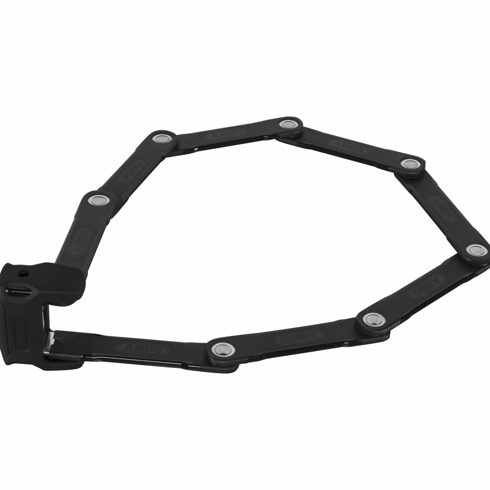 ABUS Lucchetto pieghevole Bordo Granit 6500K con porta lucchetto SH - Lucchetto per bicicletta con cilindro XPlus per un'elevata protezione contro le manomissioni - Lunghezza 120 cm, nero