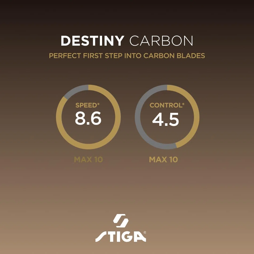 STIGA Destiny Carbon – Pala da ping-pong