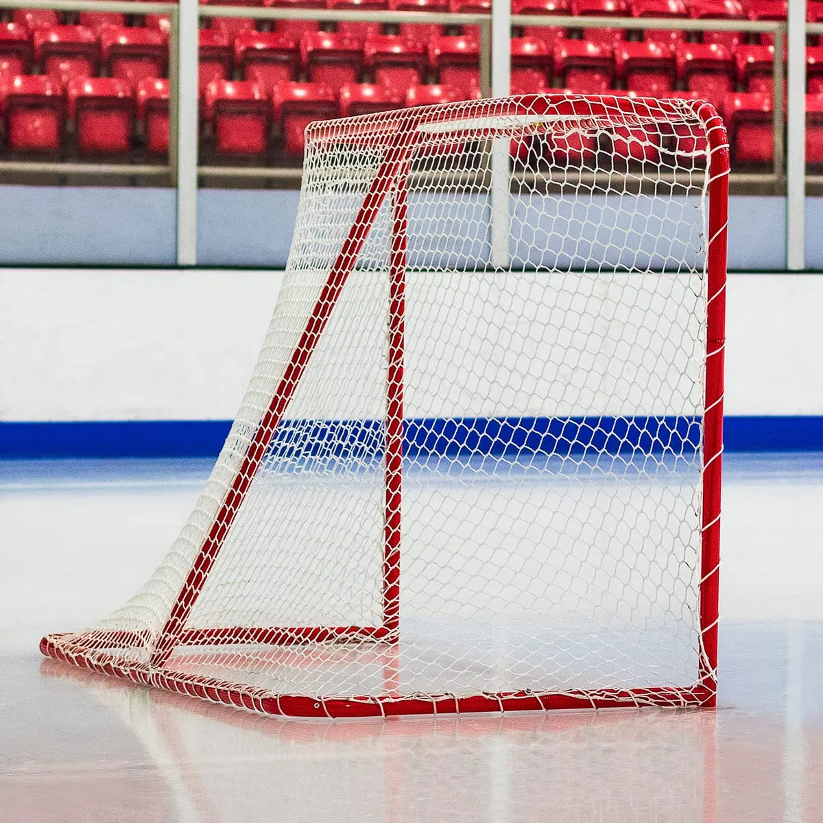 FORZA Porta Da Hockey Su Ghiaccio - Porta Hockey 1,8 x 1,2 m - Porta Da Hockey Su Ghiaccio In Acciaio Galvanizzato | Rete Da 5mm