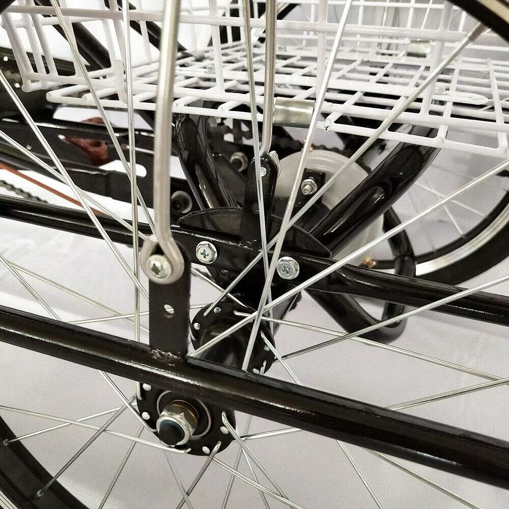 Monociclo a 3 ruote da 20" per adulti, triciclo Cruise con cestino