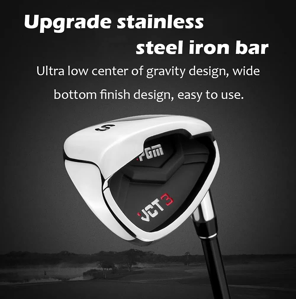Set da Golf da Uomo,Set Completo per Principianti,4 Mazze da Golf e Sacca con Carrello,Stecca in Grafite,Mano Destra