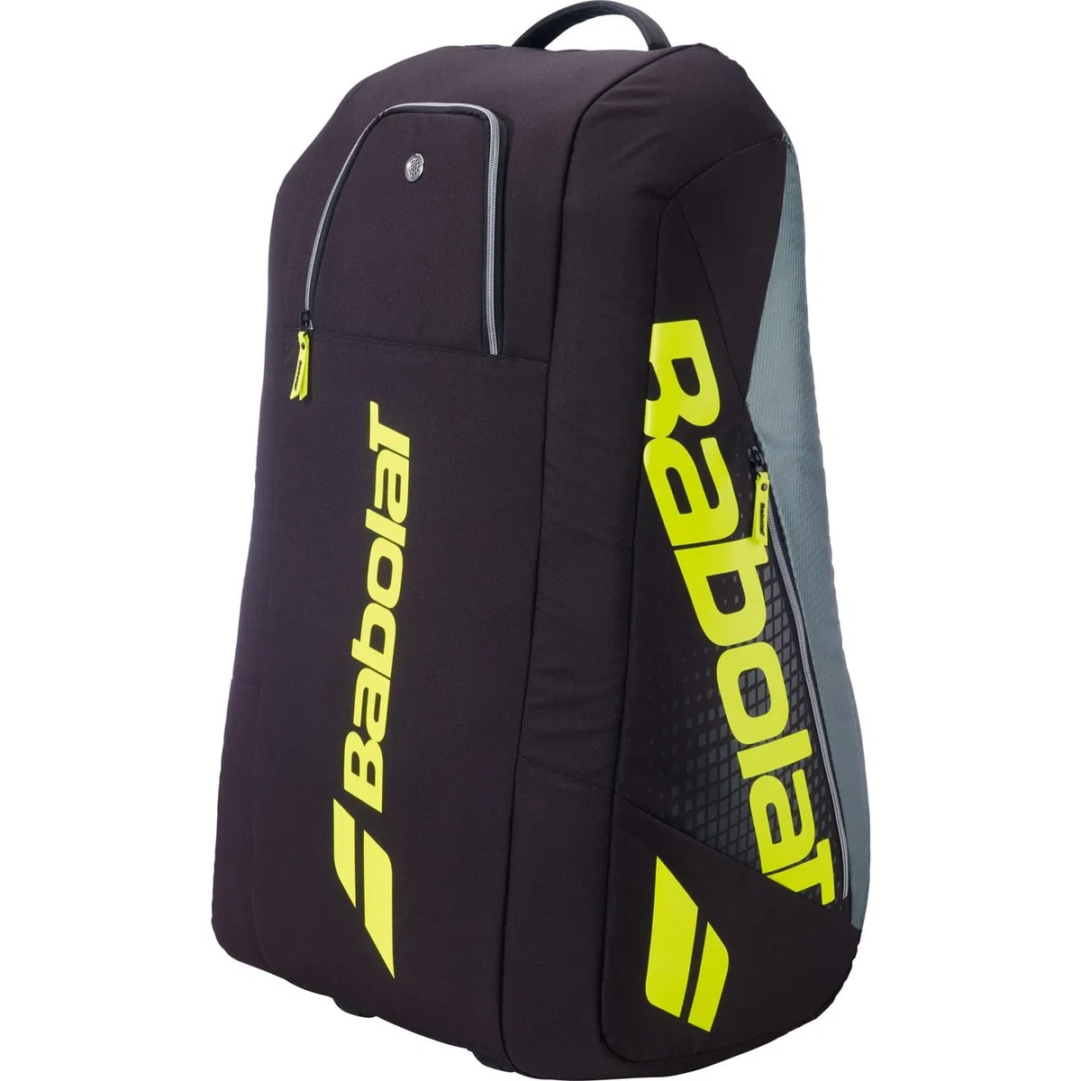 Borsa da tennis Babolat Pure Aero RH x6 (Grigio metallizzato/Nero/Giallo fluo)