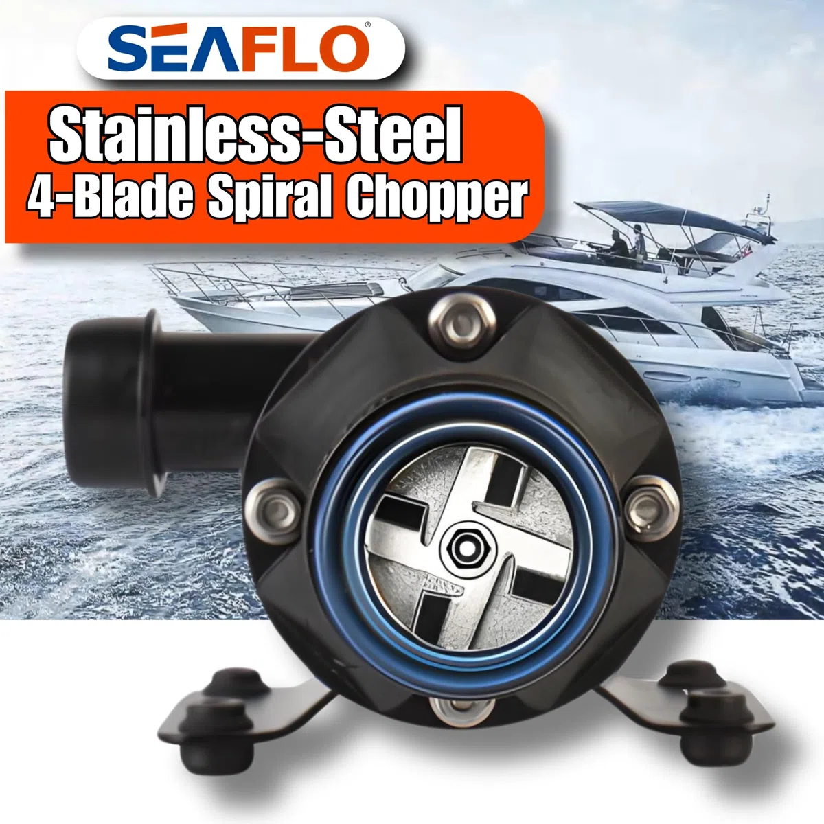 SEAFLO Sistema di pompa maceratore 12V per motore migliorato RV Marine 01 Series
