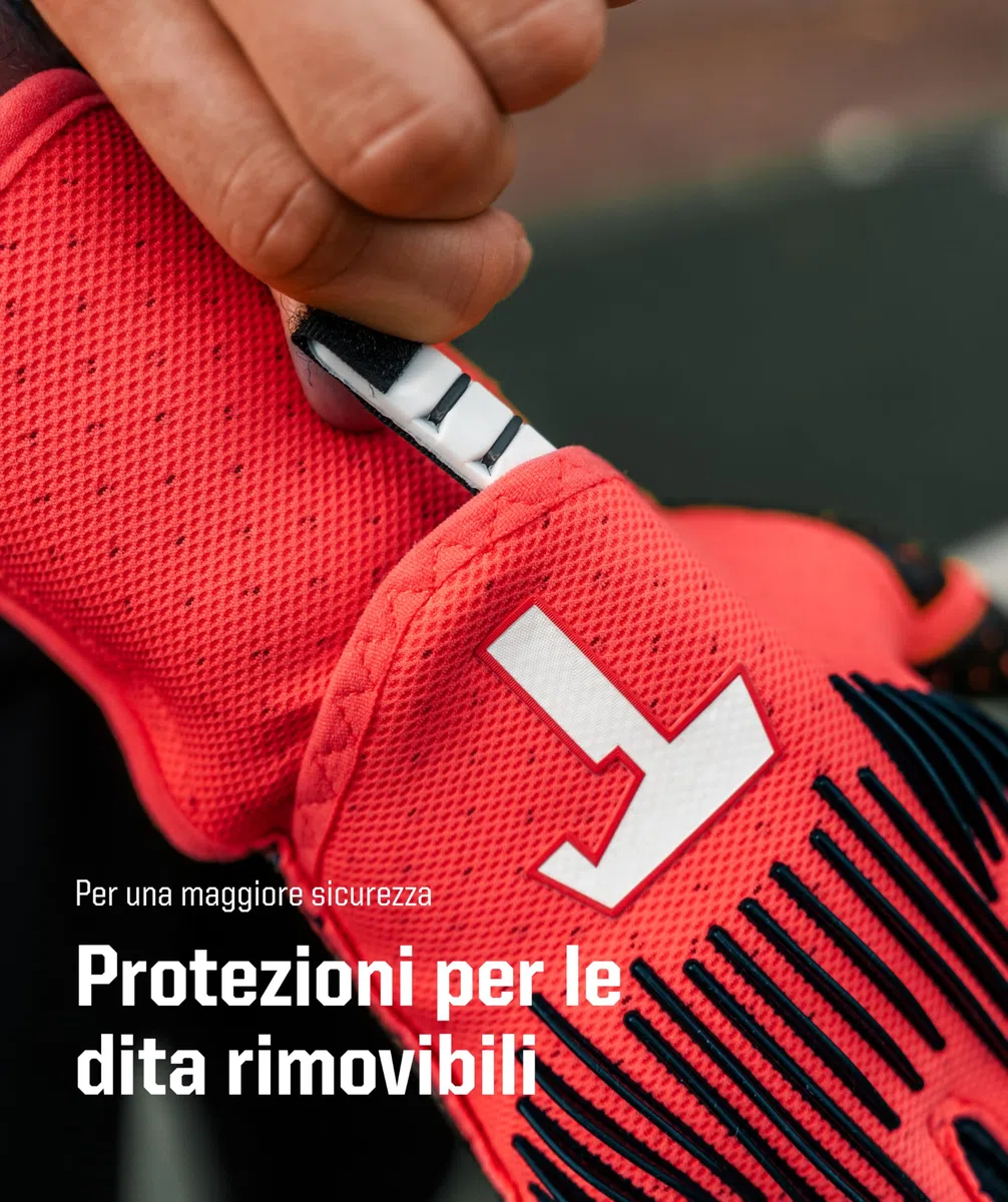 T1TAN Rebel Guanti da portiere - guanti da portiere di calcio - con protezione per le dita