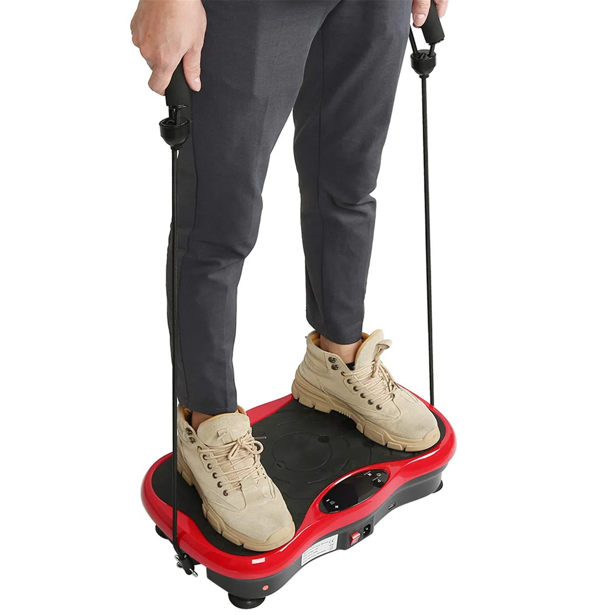 Piattaforma vibrante, piattaforma vibrante oscillante, 200 W + 5 programmi + livelli di velocità multipli + altoparlante Bluetooth di alta qualità + telecomando