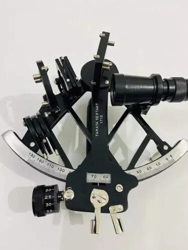 Generic Nautical Tamaya - Sestante in alluminio, 22,9 cm, regolabile, lente d'ingrandimento, navigazione