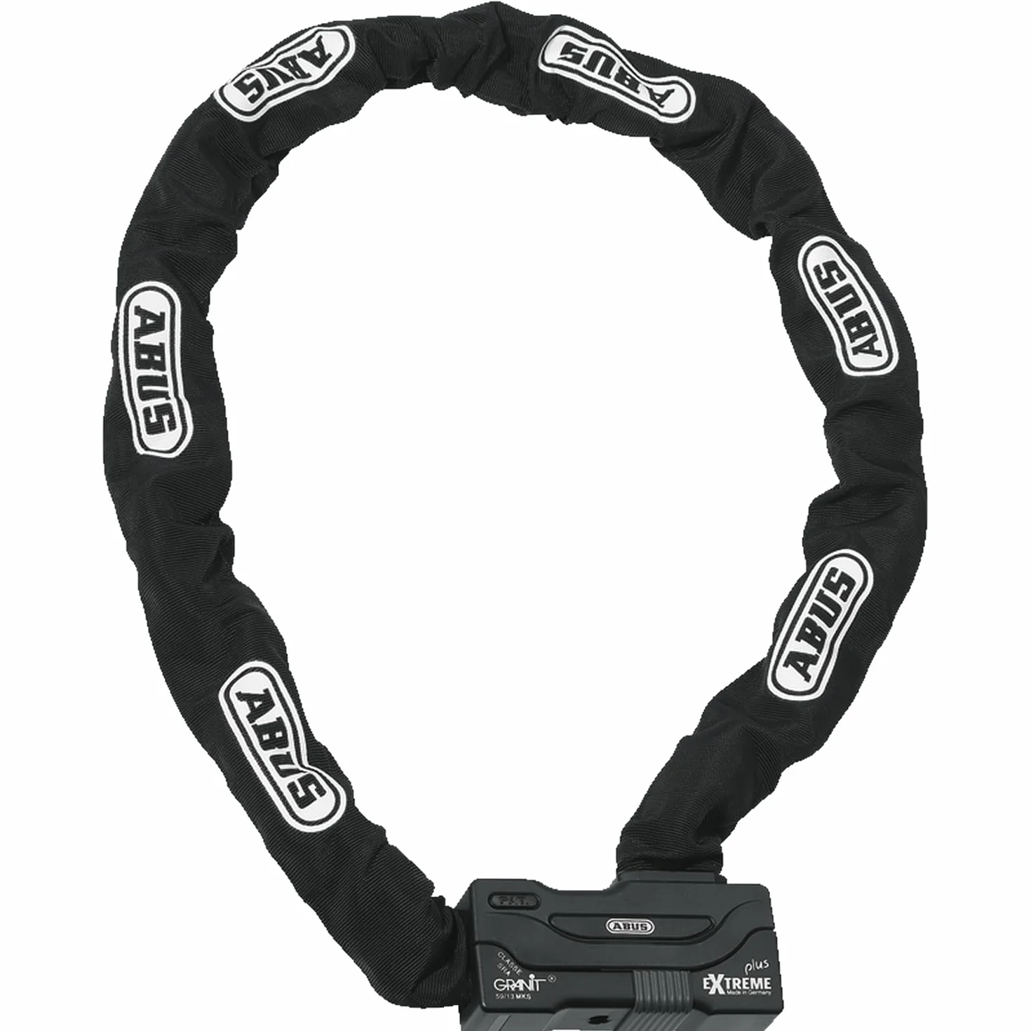 Abus Granit Extreme Plus 59 Lock-Chain 12Mm/140Cm, Lucchetto a Catena, Nero, Unisex