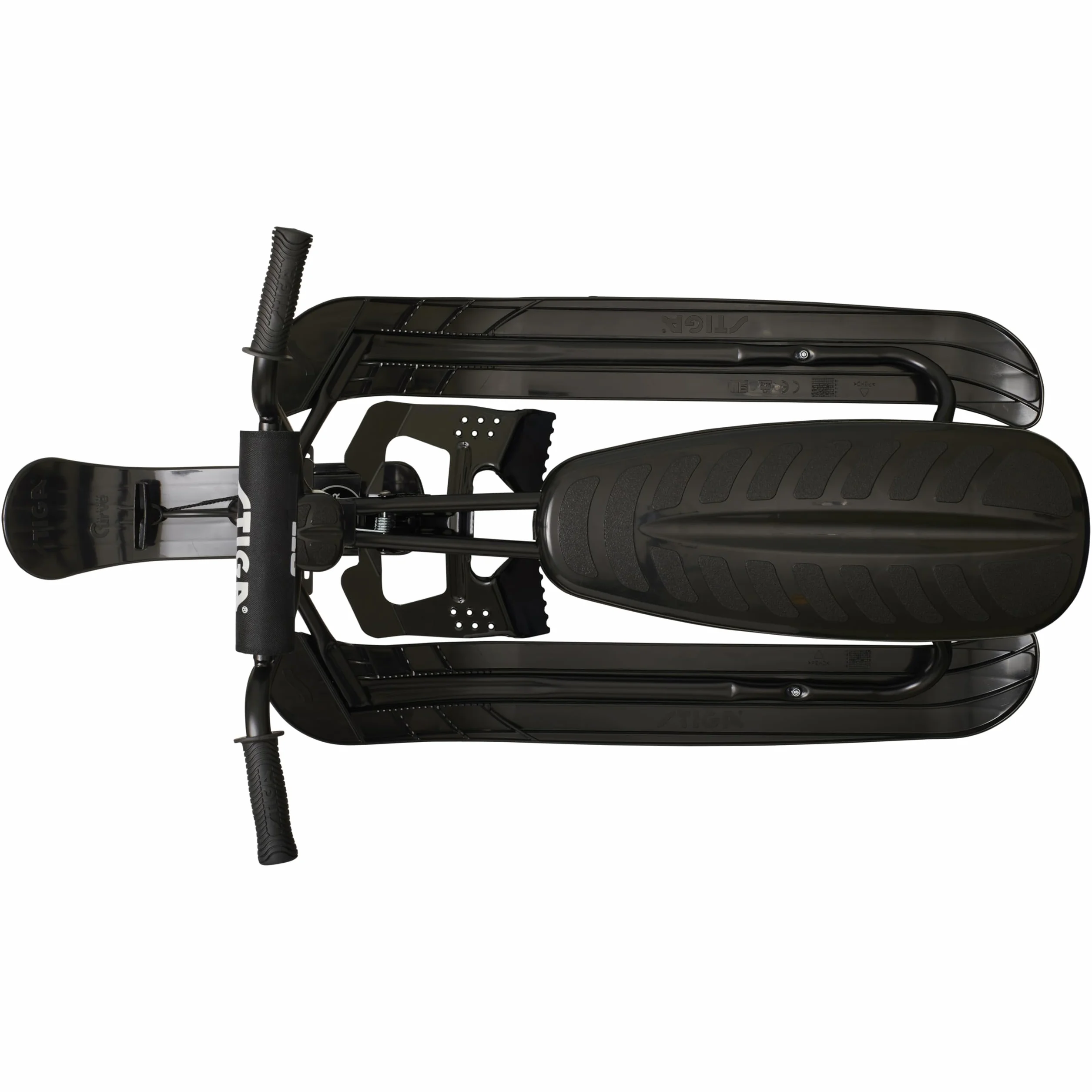 STIGA Snowracer Curve SX Slittino da Neve, Bob con Sterzo BMX e Freno per Adulti e Bambini dai 7 Anni