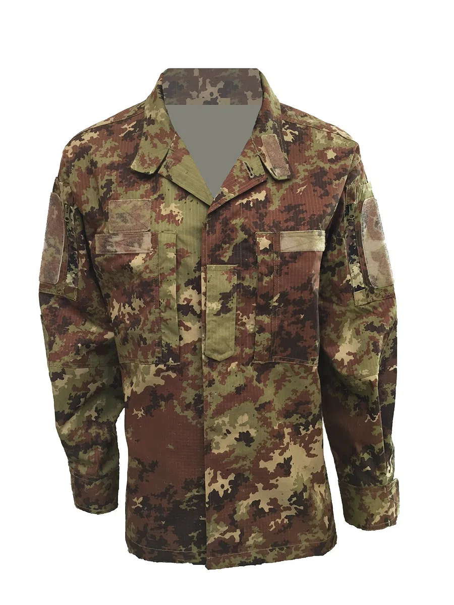 ALGI Completo Uniforme Mimetico da Combattimento Antistrappo Vegetato Trattato IR (MOD. Soldato Futuro)