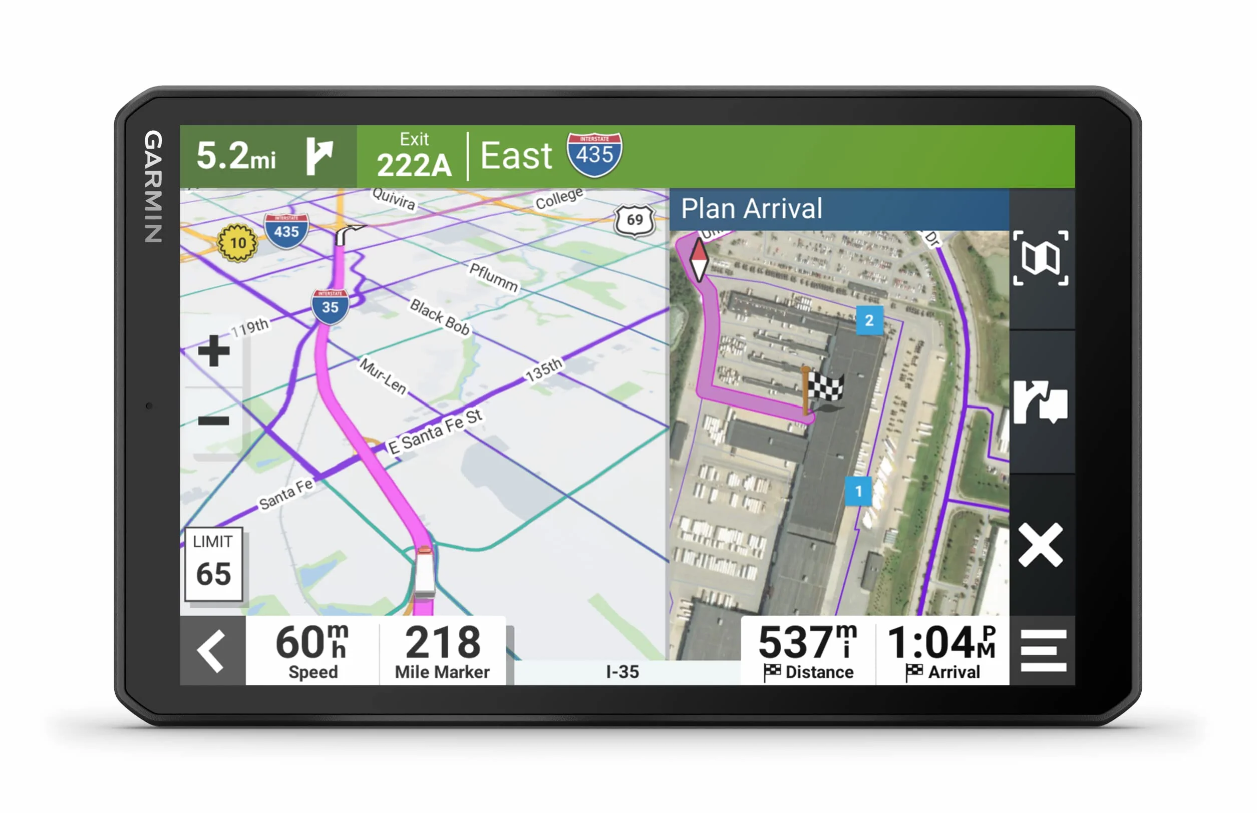 Garmin dēzl LGV810, Display da 8", Mappa Europa, Anteprima percorso, Navigazione in base a dimensioni, peso e carico trasportato
