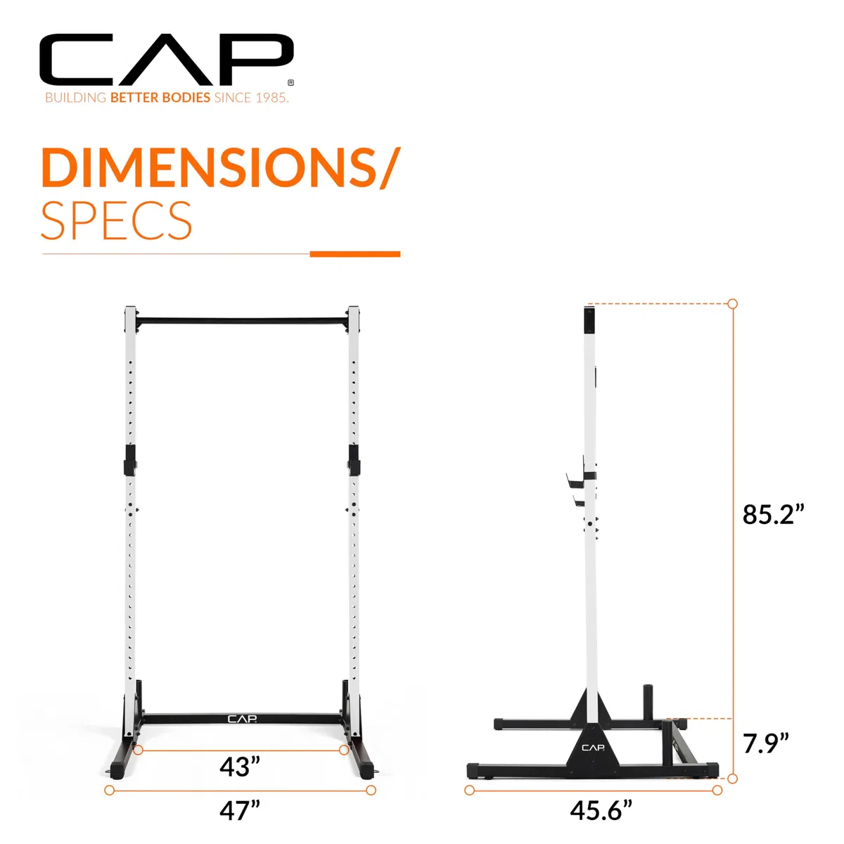 Cap Barbell Power Rack Exercise Stand