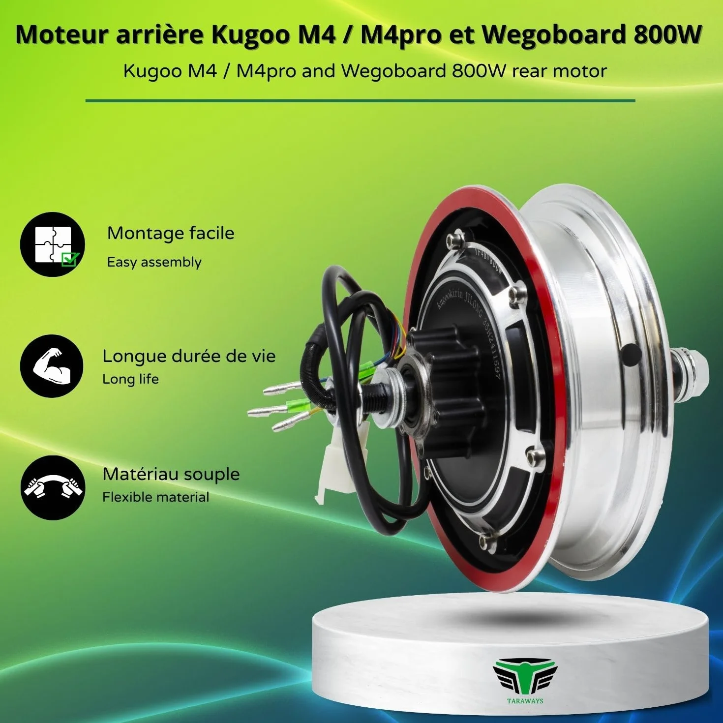 [M365Lyon] – Motore posteriore compatibile con monopattino elettrico Kugoo M4/M4pro