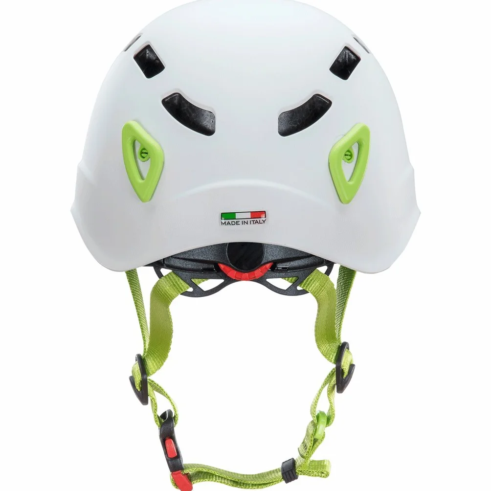 Climbing Technology Casco per arrampicata ECLIPSE Verde regolabile da 48 a 56 cm