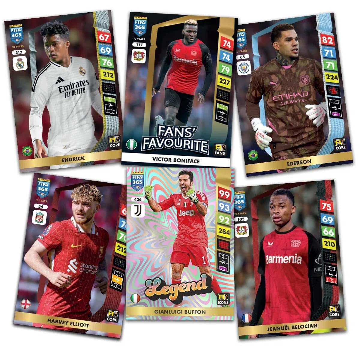 Panini FIFA 365 Adrenalyn XL 2025 Trading Cards (confezione da 24 pezzi)