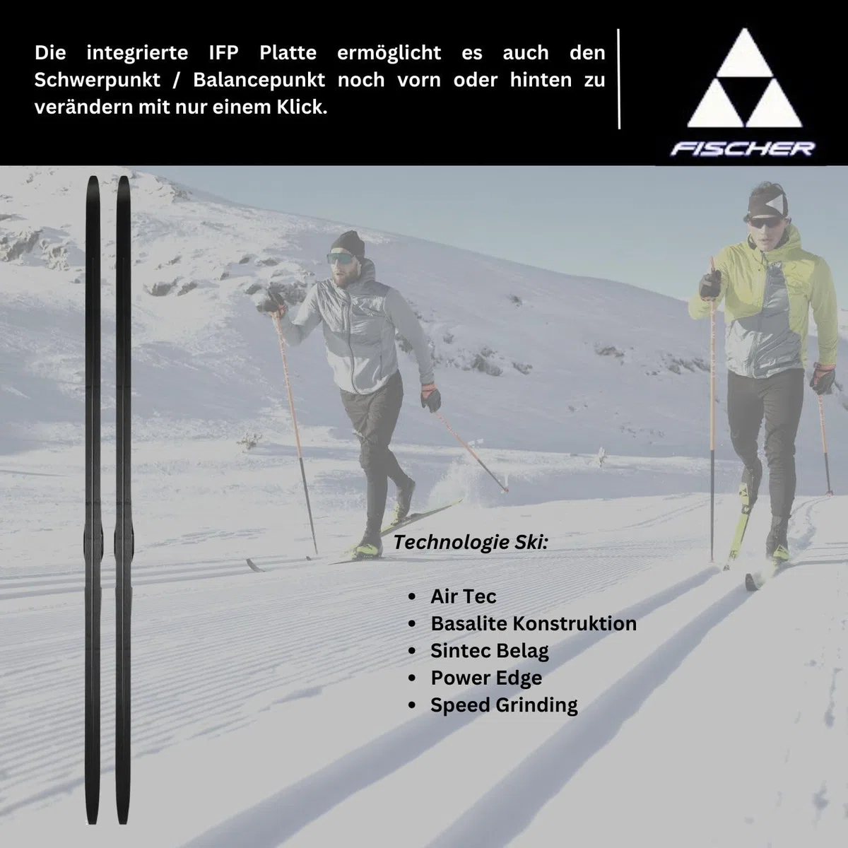 Fischer Sci di fondo – Set sci di fondo – Pattinaggio – Sci di fondo – LS Skate Mounted – con legame Control Skate (NNN)