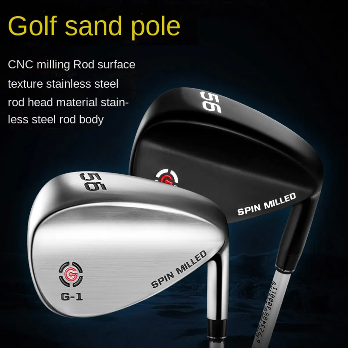 Golf Sand Wedge Club, 50-64 Gradi Cunei per Mazze da Golf, Superficie di fresatura CNC, Materiale in Acciaio Inossidabile, Forniture per Il Golf, Ottimo Regalo per Il Golf, Mano de